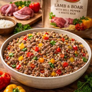 Lamb & Boar with Bell Pepper & White Rice