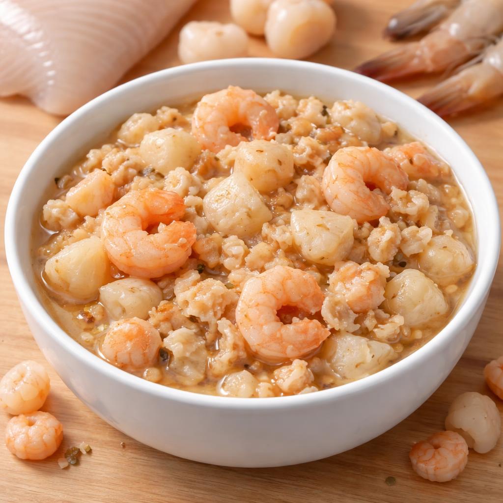 Sole & Shrimp with Scallops